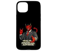 Financial Advisor Devil | Protest Humor No Evil Satan Greed Case for iPhone 15 Plus