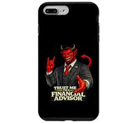 Financial Advisor Devil | Protest Humor No Evil Satan Greed Case for iPhone 7 Plus/8 Plus