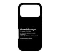 Financial Analyst Funny Analyst Finance Case for iPhone 17 Pro