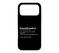 Financial Analyst Funny Analyst Finance Case for iPhone 17 Pro Max