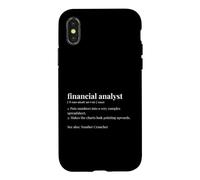 Financial Analyst Funny Analyst Finance Case for iPhone X/XS