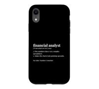 Financial Analyst Funny Analyst Finance Case for iPhone XR