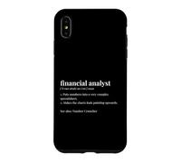 Financial Analyst Funny Analyst Finance Case for iPhone XS Max