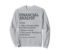 Financial Analyst Job Definition Personalized Funny Sweatshirt