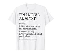 Financial Analyst Job Definition Personalized Funny T-Shirt