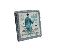 Financial Analyst Wisdom Slate Coaster - Motivational Gift for Finance Professionals (slco-kf25-trendshg)