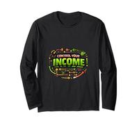 Financial Control Mindset Growth Strategy Design Long Sleeve T-Shirt