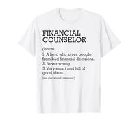 Financial Counselor Job Definition Personalized Funny T-Shirt