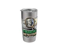 Financial Detective At Work Stainless Steel Insulated Tumbler