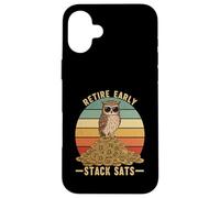 Financial Freedom Crypto Future HODL Retirement Plan Bitcoin Case for iPhone 16 Plus