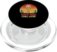 Financial Freedom Crypto Future HODL Retirement Plan Bitcoin PopSockets PopGrip for MagSafe