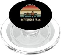 Financial Freedom Crypto Future HODL Retirement Plan Bitcoin PopSockets PopGrip for MagSafe