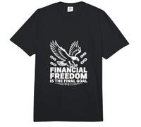 Financial Freedom is The Final Goal Hustle Comfort Colors Adult Heavyweight T-Shirt