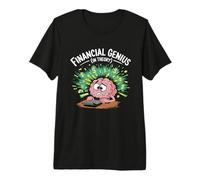 Financial Genius in Theory Funny Brain Premium T-Shirt