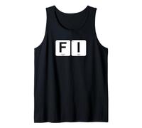 Financial Independence Periodic Table Tank Top