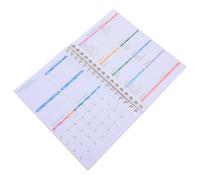 Financial Ledger Book Paper Planner A5 Undated Spiral Bound