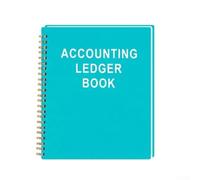 Financial Ledger Notebook for Expense Tracking, Compact Accounting Journal with Organized Layout, Quality Paper Money Saving Book for Business and Home(Green)