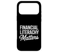 Financial Literacy Matters Funny Saying Women Men Case for iPhone 17 Pro Max