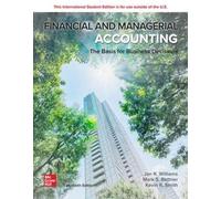 Financial & Managerial Accounting ISE