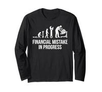 Financial Mistake in Progress Auto Mechanic Evolution Long Sleeve T-Shirt