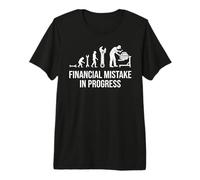 Financial Mistake in Progress Auto Mechanic Evolution Premium T-Shirt