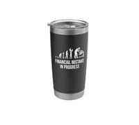 Financial Mistake in Progress Auto Mechanic Evolution Stainless Steel Insulated Tumbler