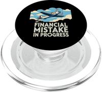 Financial Mistake In Progress Aviation Enthusiast Pilot PopSockets PopGrip for MagSafe