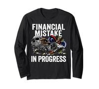 Financial Mistake in Progress Car Lover Funny Car Mechanic Long Sleeve T-Shirt