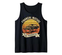 Financial Mistake in Progress Car Lover Funny Mechanic Tank Top