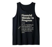 Financial Mistake in Progress Dictionary Meaning Tank Top