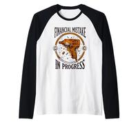 Financial Mistake in Progress Impact Wrench Mechanic Raglan Baseball Tee