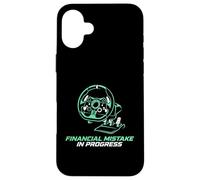 Financial Mistake In Progress Sim Racing Gamer Setup Simmer Case for iPhone 16 Plus