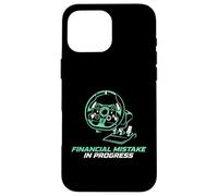 Financial Mistake In Progress Sim Racing Gamer Setup Simmer Case for iPhone 16 Pro Max
