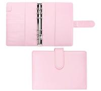 Financial Organizer Journal Set, Pu Leather 6 Ring Notebook With Card Slots, A6 Budget Planner Binder With Stickers, Refillable Daily Planner With Budget Tracking Sheets, Color Collection