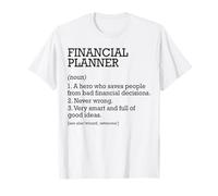 Financial Planner Job Definition Personalized Funny T-Shirt