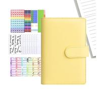 Financial Planner - Weekly Money Organizer Diary PU Leather - Budget Planner 2026 Book Savings, Saving Challenge for Travel Office Home Cash Payment for Men and