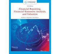 Financial Reporting, Financial Statement Analysis and Valuation