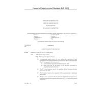 Financial Services and Markets Bill Second Marshalled List of amendments to be moved in Grand Committee (House of Lords) HLB 5 II