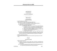 Financial Services Bill Amendments to be moved in Grand Committee (House of Lords) HLB 162 a