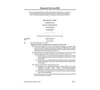 Financial Services Bill Provisional Third Marshalled List of amendments to be moved on report (House of Lords) HLB 162 R III (Provisional)