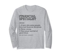 Financial Specialist Job Definition Personalized Funny Long Sleeve T-Shirt