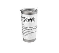 Financial Specialist Job Definition Personalized Funny Stainless Steel Insulated Tumbler