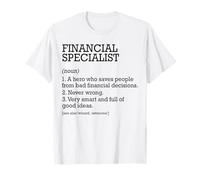Financial Specialist Job Definition Personalized Funny T-Shirt