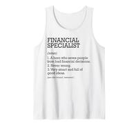 Financial Specialist Job Definition Personalized Funny Tank Top