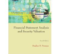 Financial Statement Analysis and Security Valuation (text only) 4th (Fourth) edition by S. Penman