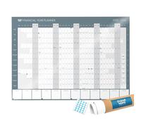Financial Year Wall Planner by Clear Mind Concepts® April 2026 - April 5th, 2027 - Large A1 Size Laminated Fiscal Calendar 84.1cm x 59.4cm - Tax Planning, Budgeting, Organising, Office & Business Use