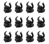 FINBe Aquarium Suction Cups Heater Suction Cup with Clamp for Aquarium Heaters Piping Hoses Plant Fish Tanks 12PCS