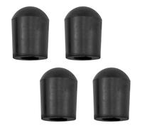 FINBe Cello Endpin Stopper Rubber End Pin Head Stoppers Instrument Accessories for Cello Practice 4PCS (Black)