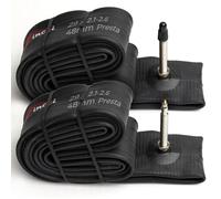 Fincci 29 Inch Inner Tube Mountain Bike - Pair Bike inner Tubes 29 x 2.10 x 2.2x2.3x 2.35 x 2.4 x 2.5 x 2.6 with 48 mm Presta Valve, For MTB, Road, Hybrid & Electric Bicycles, Pack of 2 accessories