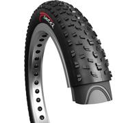 Fincci Foldable 26x4.0 Fat Bike Tyre - Black 26 inch Bike Tyre with Wear-Resistant Compound,100-559, Fat Tire with Durable Tread Design for Mountain, Hybrid, Dirt Bike, Street Tires for Ebike, 30 TPI